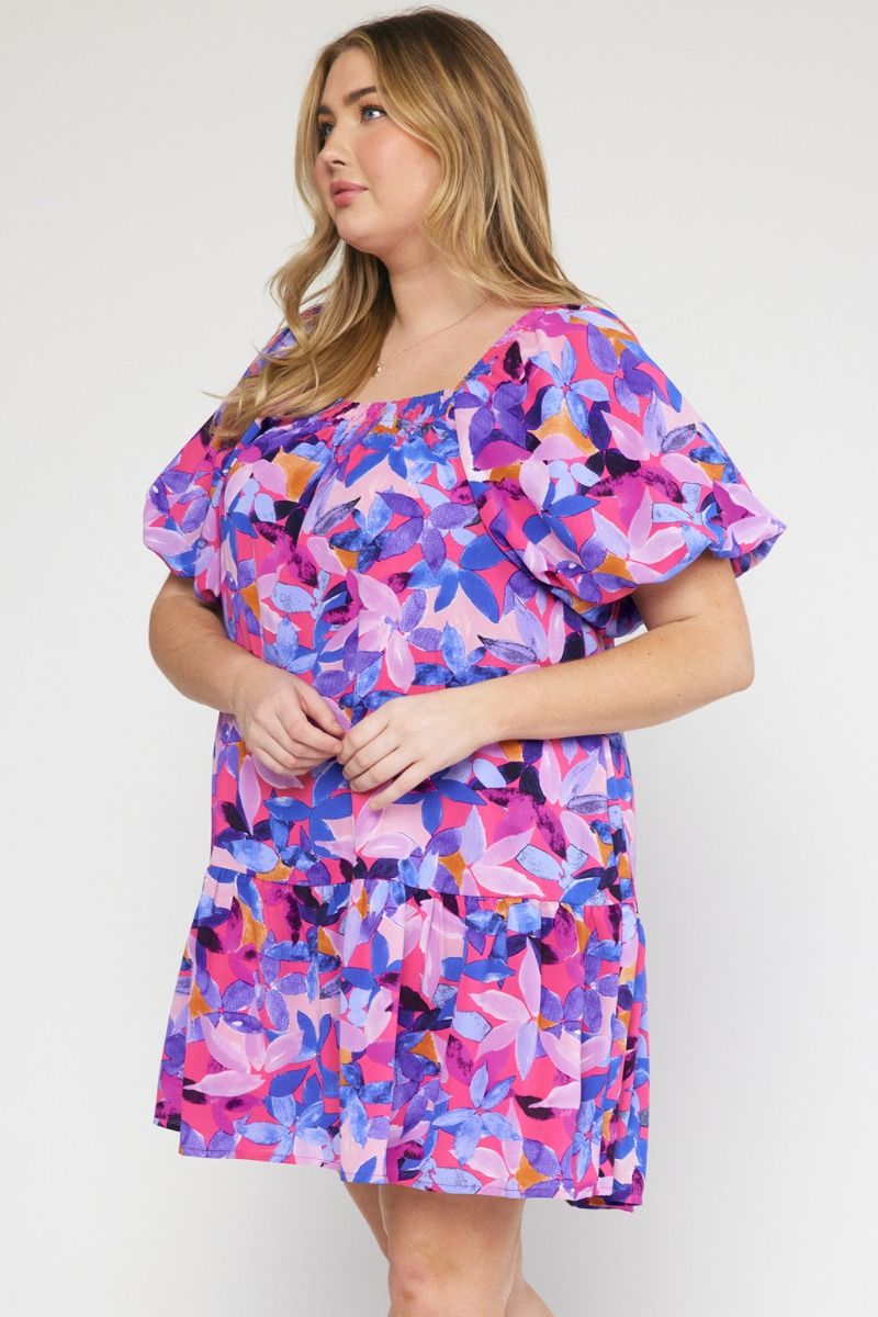 Purple Sleeveless Fitted Classy Dress main image 0