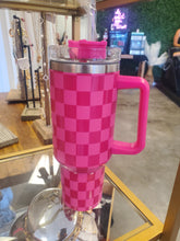 Load image into Gallery viewer, 40 Oz Checkered Tumblers