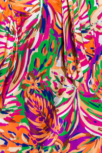 Abstract Silk Pattern Top- Curvy