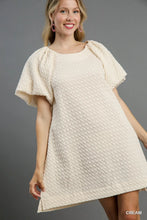 Load image into Gallery viewer, Cream Puff Sleeve Dress