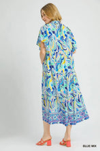 Load image into Gallery viewer, Boho Swirl Print Midi Dress
