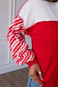 Candy Cane Thermal Top